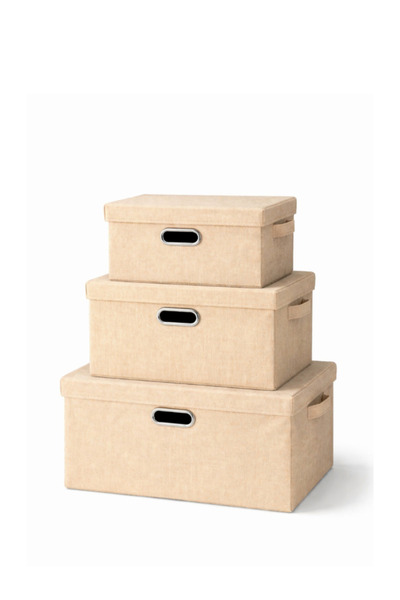 OEM Σετ 3 Άκαμπτων Πτυσσόμενων Κουτιών Αποθήκευσης, Υφασμάτινοι Οργανωτές με ...