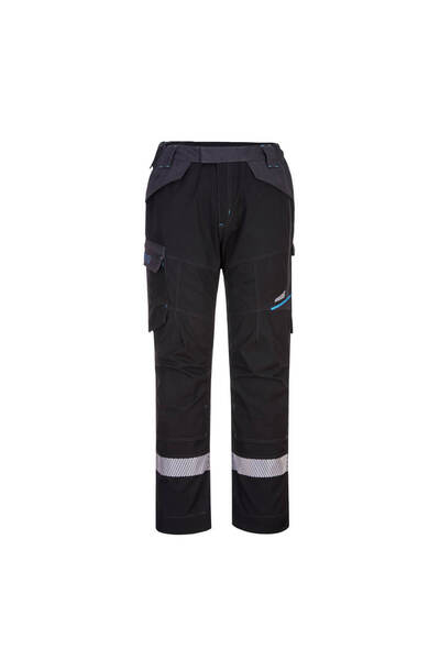 PORTWEST Pantaloni de lucru, ignifugi, negru