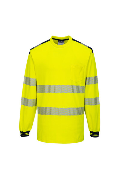 PORTWEST Tricou de lucru, reflectorizant, galben/negru