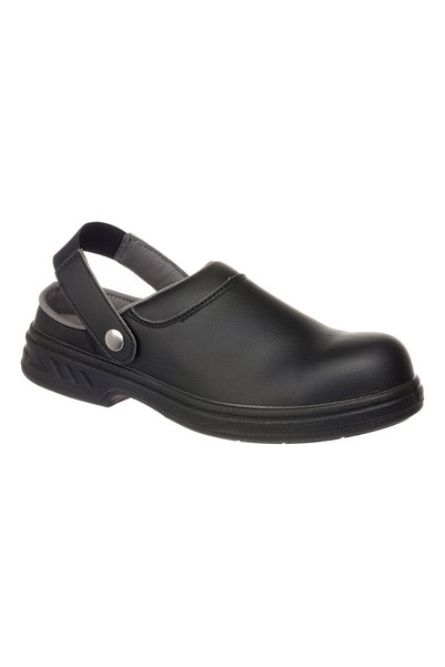PORTWEST Steel Microfibre Clog SB FO SR WPA E A, negru