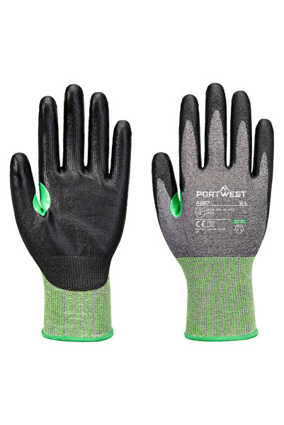 PORTWEST Manusi de protectie, antitaiere nivel C, negru/gri