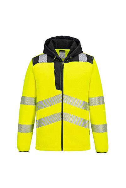PORTWEST Bluza fleece de lucru, reflectorizanta, reglabil, galben/negru