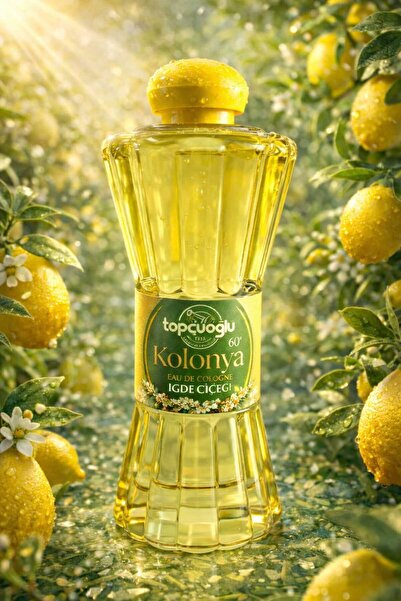 TOPÇUOĞLU KOLONYA Topçuoğlu İğde Çiçeği Kolonyası 60° 400 ml | Doğal ve Hafif...