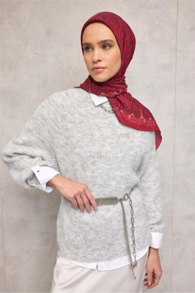 Silk Home Φουλάρι Βισκόζης Βελόρα Τέσσερις Εποχές 90x90