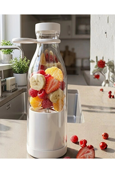 shopwave Kablosuz Taşınabilir Blender 380 ml Smoothie Milkshake Meyve Karıştı...