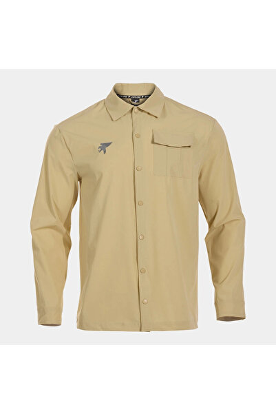 Joma Ανδρικό πουκάμισο Explorer με μακριά μανίκια καφέ 104477.004