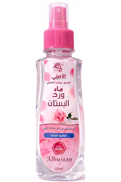 qutoof albustan بخاخ ماء ورد البستان للبشرة الجافه 125مل
