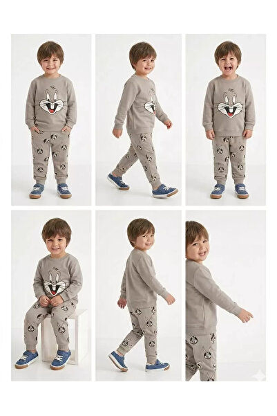 DMR Elegance 2-5 Years Old Rabbit Printed 2-Piece Children's Set