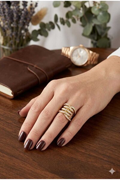 TLSMACCESORIES XUPING ÇELİK YÜZÜK GOLD 6-NUMARA
