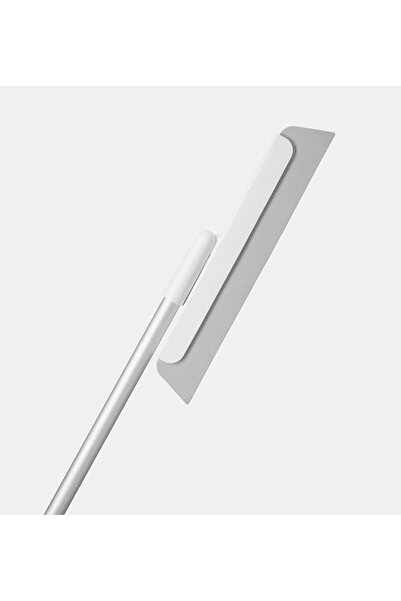 IKEA QUİCK Saplı Yer Sileceği Uzunluk 116 Cm Oynar Başlıklı Plastik Yer Temizleme Aparatı Beyaz Silecek