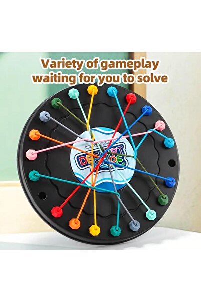 OEM Πολύχρωμο παιχνίδι με κορδόνια 18 x 18 εκ., αντιστρές, ανάπτυξη λογικής, ...