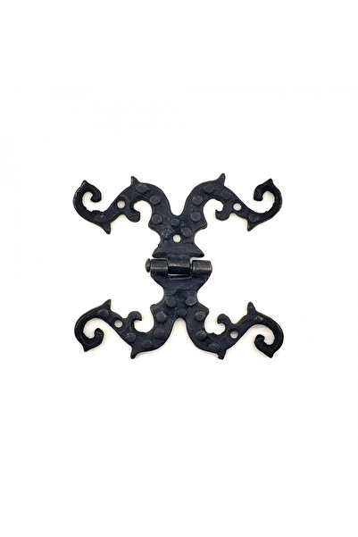 Marsilyan Διακοσμητικός μεντεσές αντικέ στυλ από ορείχαλκο - 100x90 χιλ., Οξε...