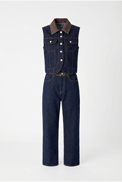 HAZELANNA Τζιν Γιλέκο-Σετ Τζιν