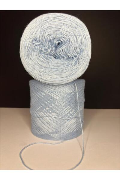 Ana&Kuzusu İplik Σύρμα πλεξίματος από ιταλική βισκόζη μερσεριζέ σε μπλε τόνο ...