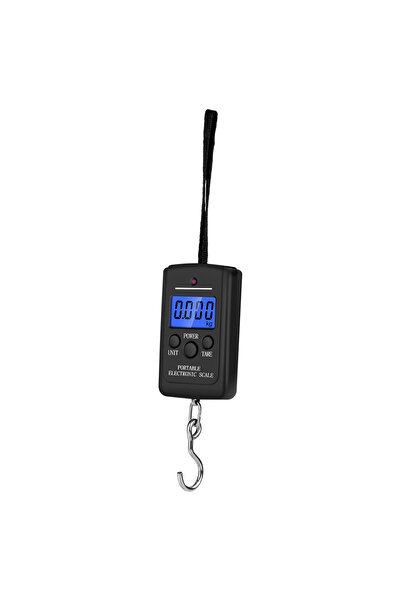 TLC Ψηφιακή Φορητή Ζυγαριά Αποσκευών Μαύρη
