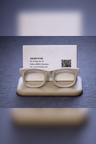 Genç 3D Βάση Επαγγελματικών Καρτών για Οφθαλμολόγο και Οπτικό Κατάστημα - Αισ...