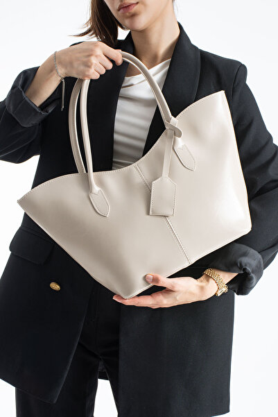 DEV 3 ADAM Γυναικεία τσάντα ώμου με αξεσουάρ από δέρμα βιζόν, ευρύχωρη και χρ...