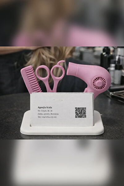 Genç 3D Ειδικής σχεδίασης θήκη επαγγελματικών καρτών για κομμωτήρια - Αισθητι...