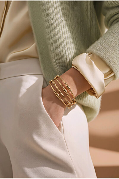 AYMİRA MOONLİGHT DOLAMALI GOLD ÇELİK BİLEKLİK
