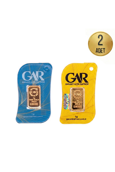 GAR 1 Gram Külçe Altın (2 Adet) 995 Saflık Sertifikalı