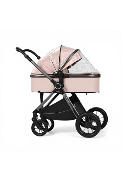 Luxmom Carucior 3 In 1 Pliabil, Reversibil, Saltea inclusa, Geanta, Husa De Ploaie, Plasa Insecte, Manusi