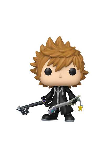 Funko Κίνγκντομ Χαρτς ΠΟΠ! Φιγούρα Βινυλίου Roxas με Κλειδο-σπαθιά, 9 εκ.