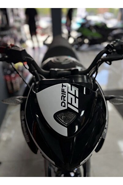 İŞCAN MOTOR Mondial Drift-L İçin Kafa Sticker Etiket BEYAZ