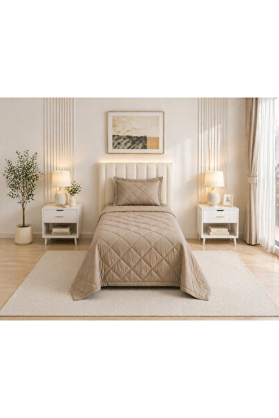 Zarif Home Καλοκαιρινό Καπιτονέ Κάλυμμα Κρεβατιού Μονό Σετ 2 τεμαχίων - 160εκ...