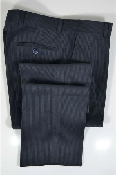 AURA GİYİM Slim Corduroy Pants with Fleece Inside Soft Texture