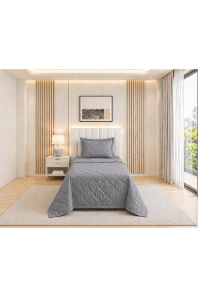 Zarif Home Καλοκαιρινό Καπιτονέ Κάλυμμα Κρεβατιού Μονό Σετ 2 τεμαχίων - 160εκ...