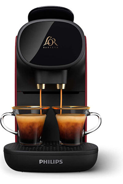 Philips Barista Sublime Καφετιέρα για Κάψουλες L'Or Πίεσης 19bar Κόκκινη