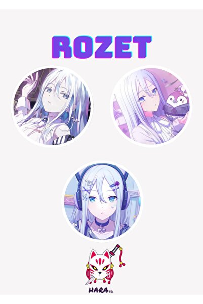 Hara Company Project SEKAI Yoisaki Kanade Rozet Seti 3’lü