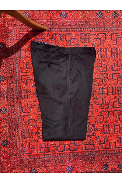 AURA GİYİM Slim Corduroy Pants with Fleece Inside Soft Texture