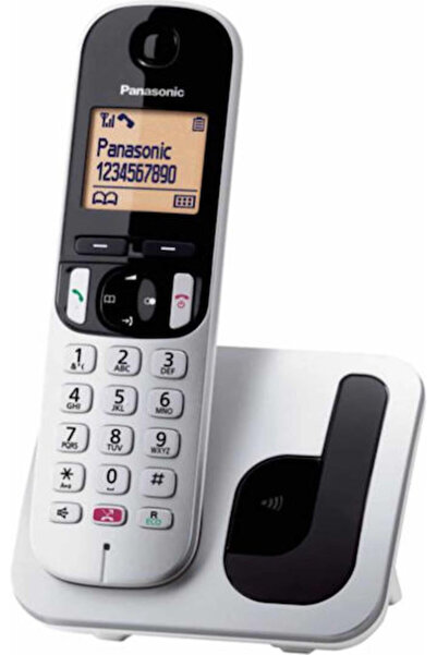 PANASONIC KX-TGC250 Ασύρματο Τηλέφωνο με Ελληνικό Μενού Ασημί