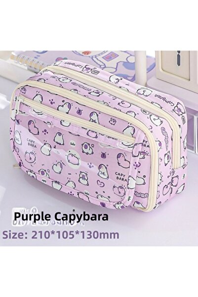 Fidanx Χαριτωμένη θήκη για στυλό με μοτίβο Καπιμπάρα, μεγάλης χωρητικότητας, ...