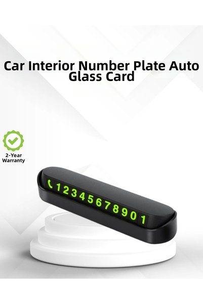NW NessiWorld Car Phone Number Plate with Phosphorescent Glow – the Key to Sa...