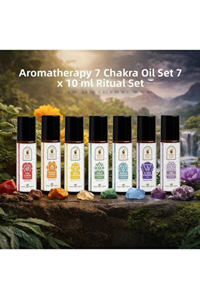 Sera Natura Aromatherapy 7 Chakra Oil Set 7 X 10 ml Ritual Set