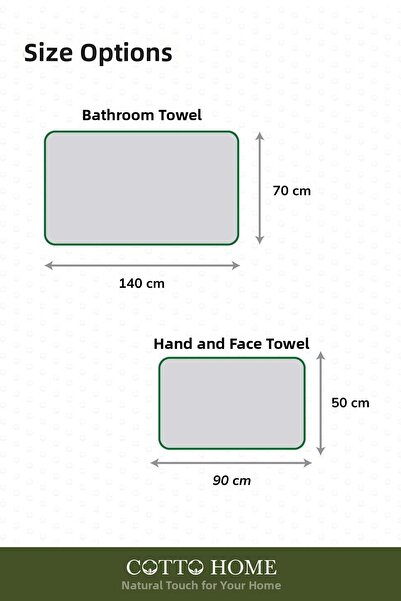 Cotto Home Σετ 4 τεμαχίων καρό μπεζ μαλακές βαμβακερές πετσέτες χεριών και πρ...