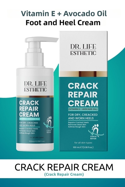 lifeesthetic كريم لتشققات القدمين والكعبين 100 مل |   كريم الترطيب والعناية ا...