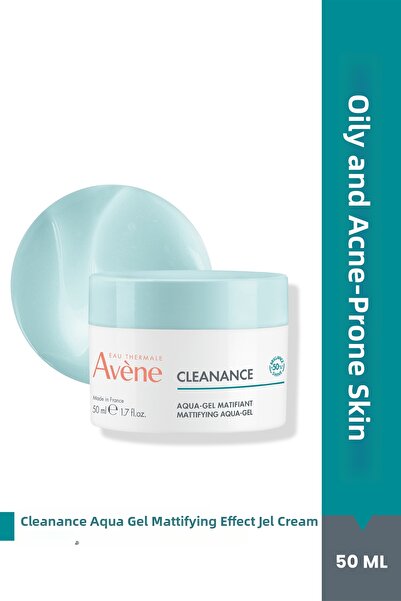 Avene Cleanance Aqua Gel Ματ και Συσφιγκτικό Πόρων Ενυδατικό Τζελ Κρέμα 50 ml