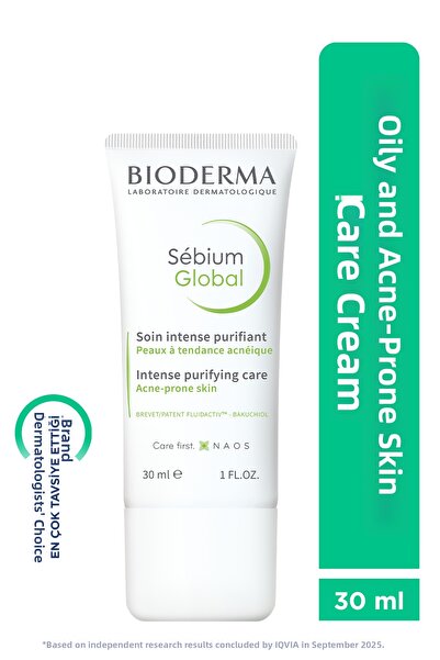 Bioderma Sebium Global Acne, Anti-Aha and Salicylic Acid Care Cream 30 ml