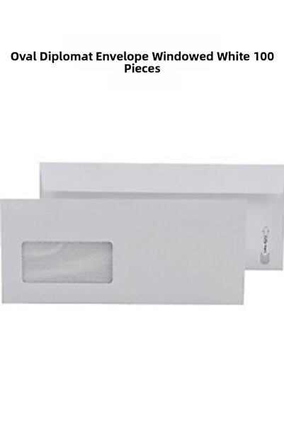 Oyal Φάκελοι Diplomat με Παράθυρο Λευκά 90 γρ. 100 Τεμάχια – Εταιρική και Πρα...
