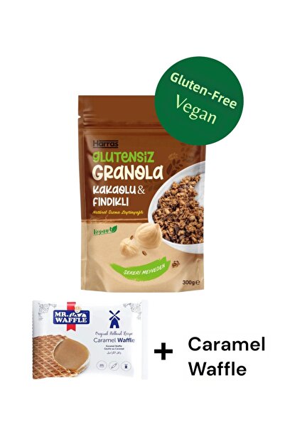 KMS HOME Harras Gluten-Free Vegan Cocoa Hazelnut Granola 300 Gr