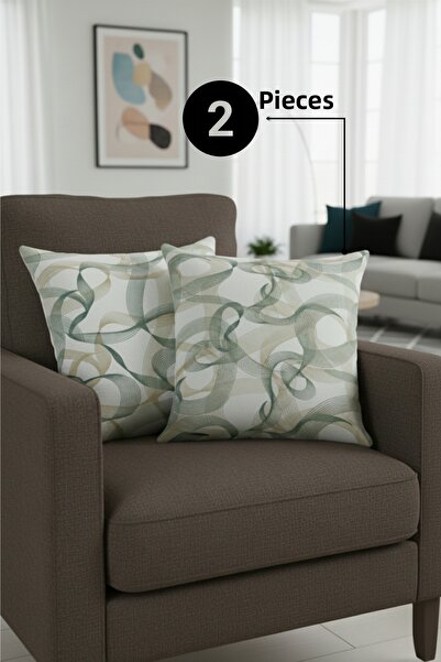 Senpai Chevron Bohemian Διακοσμητικό Μαξιλάρι Πάντσιον Κάλυμμα Μαξιλαριού 2 Τ...