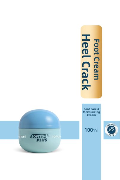 Softto Plus Unisex White Heel Crack and Foot Cream
