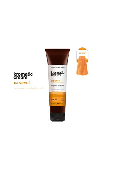Nook Kromatic Cream Caramel Warm Copper Tone Enhancer Shine-Enhancing Hair Ma...