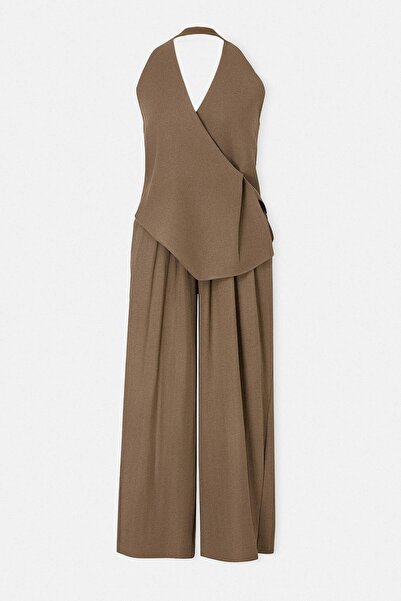 Συλλογή Trendyol Χακί Μπλούζα και Παντελόνι - Σετ Δύο Τεμαχίων TWOSS26AU00137