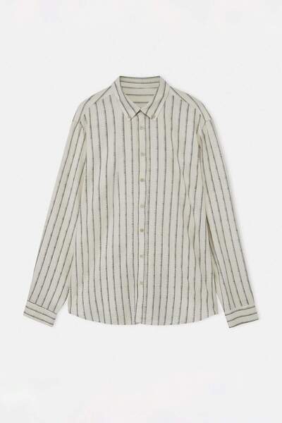 Trendyol Kollektion Ecru Regular Herrenhemd in Übergröße TMNSS26AX00003