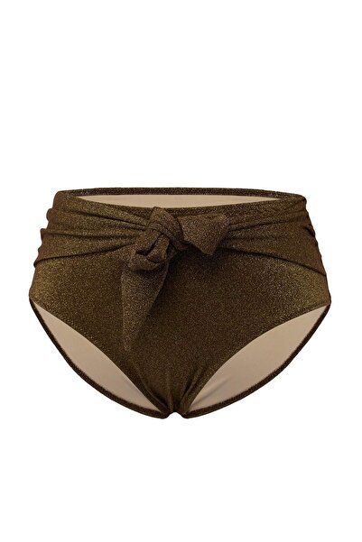 Trendyol Curve Αδιάβροχο, λαμπερό, υψηλής ποιότητας, ψηλόμεσο μπικίνι με λεπτ...