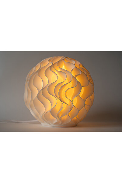 Alpdesign Modern Dekoratif Masaüstü LED Ampullü Aydınlatma | Anahtarlı Masa L...